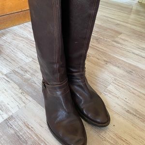 J Crew leather riding boots